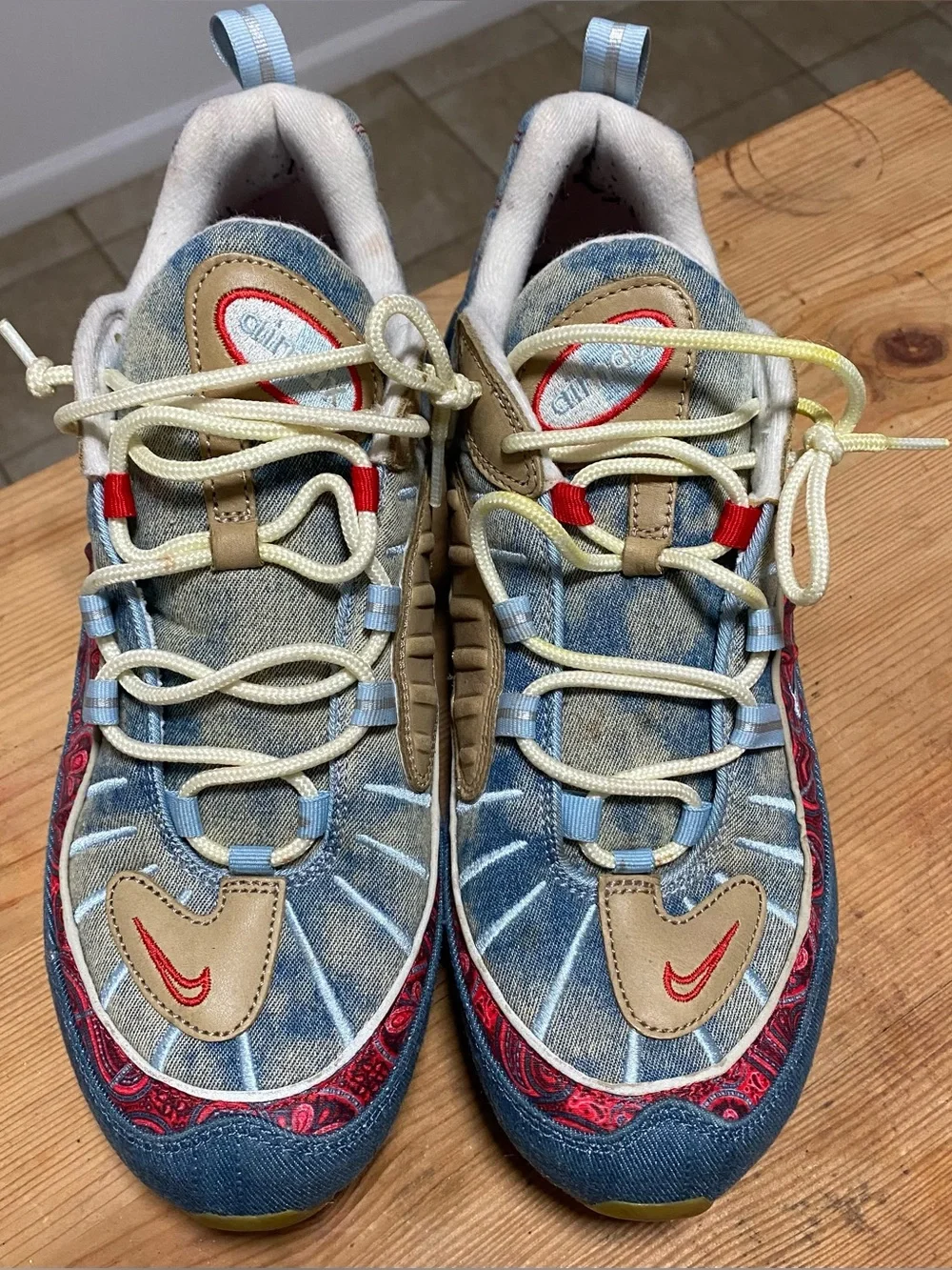 Nike Air Max 98 Wild West Denim Paisley BV6045-400 Men’s Size 11 Rare